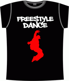 Прикольные футболки: freestyle dance black